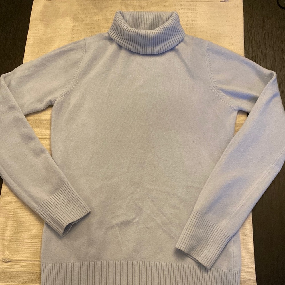 French Connection turtleneck. Size medium.  Color baby blue